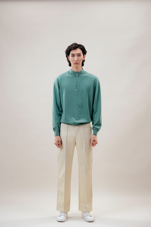 11 Хагас босоо захтай ноолууран цамц