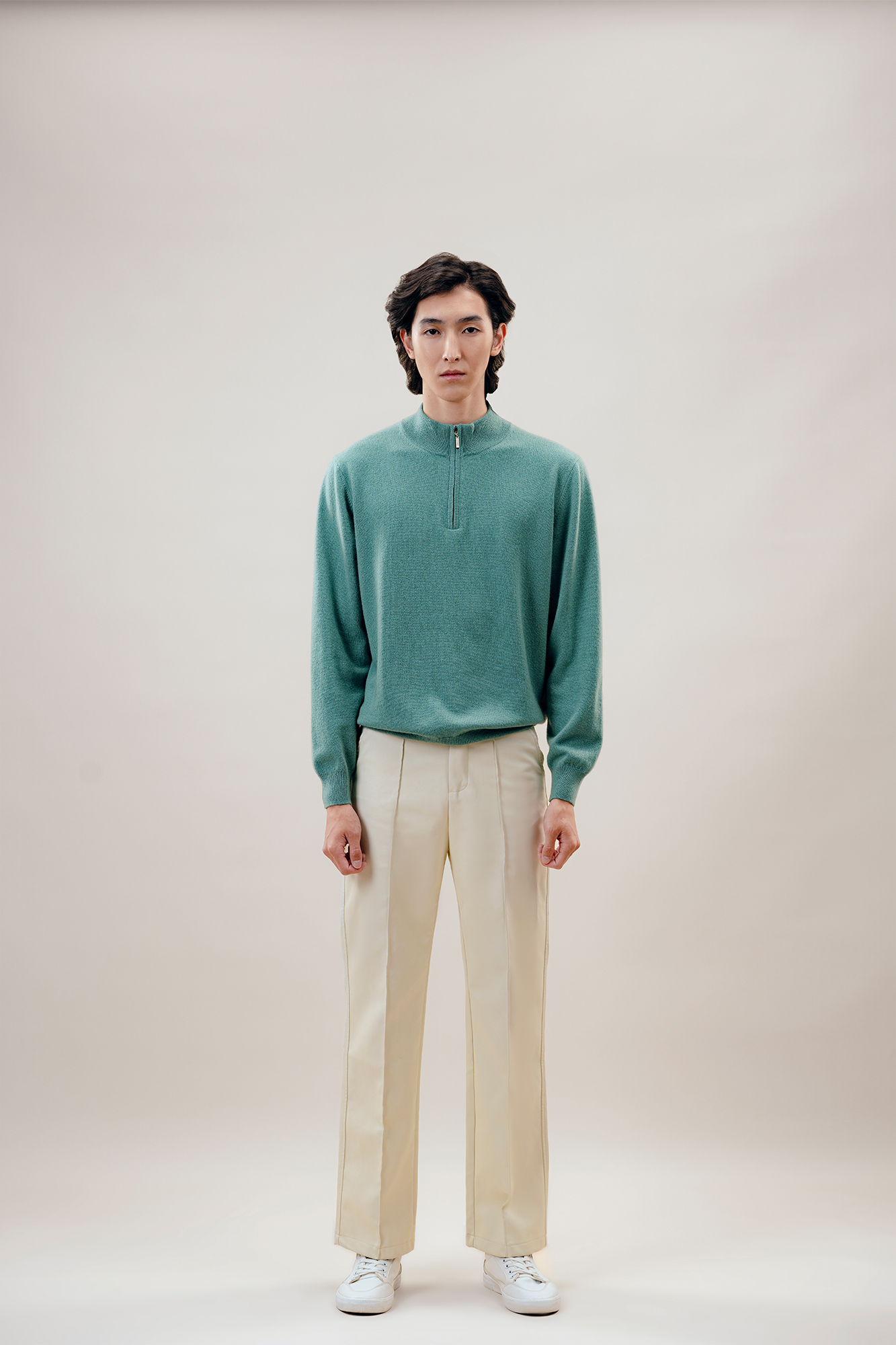 Хагас босоо захтай ноолууран цамц - Image 4