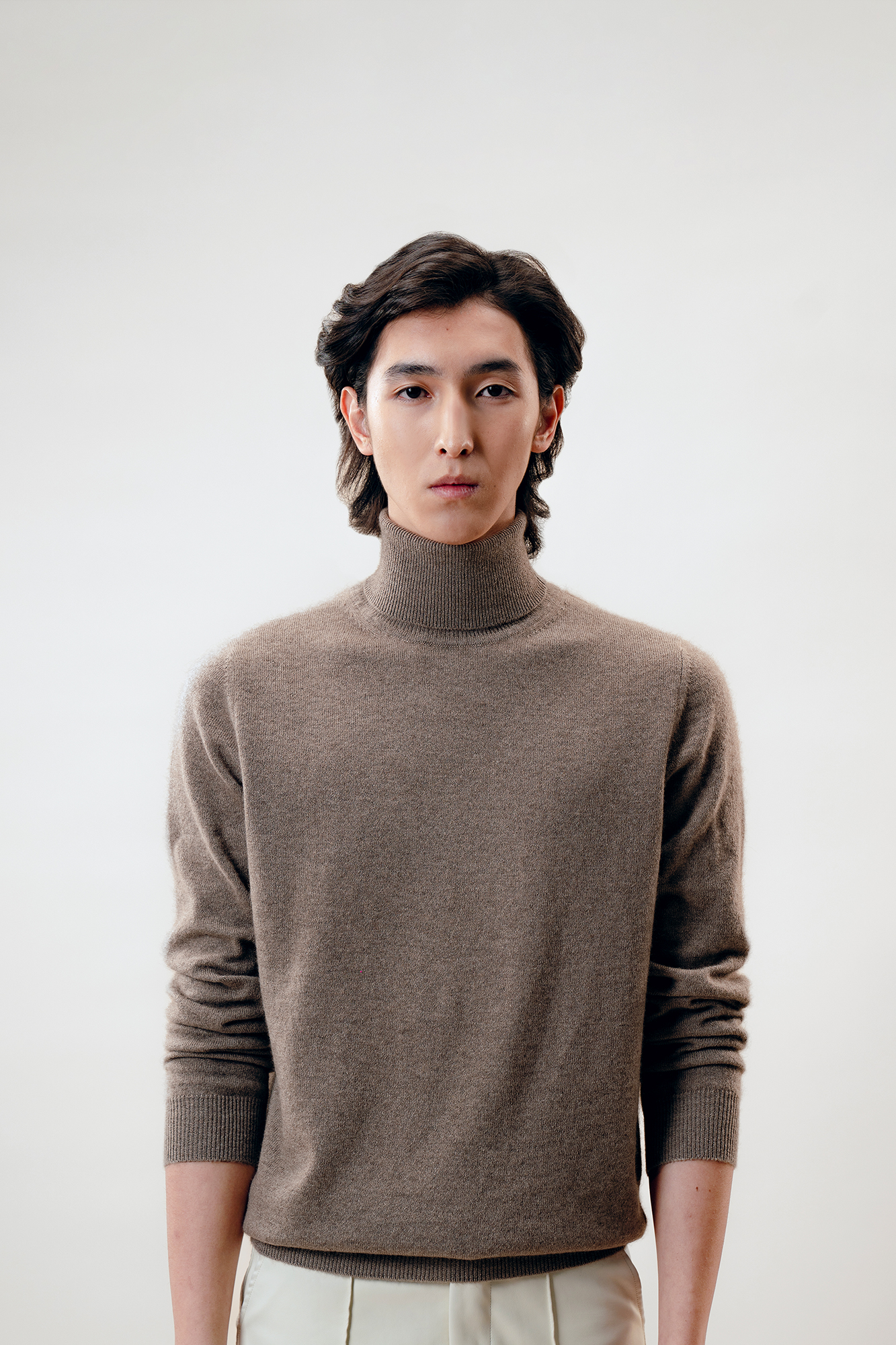 Свитер захтай ноолууран классик цамц - Image 4