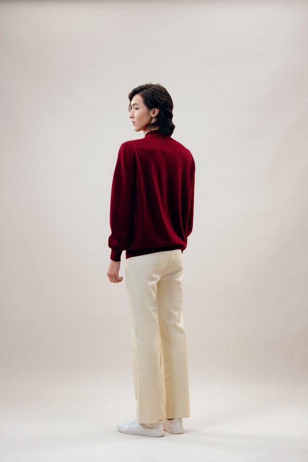 5 Цахилгаантай, хагас босоо захтай ноолууран цамц