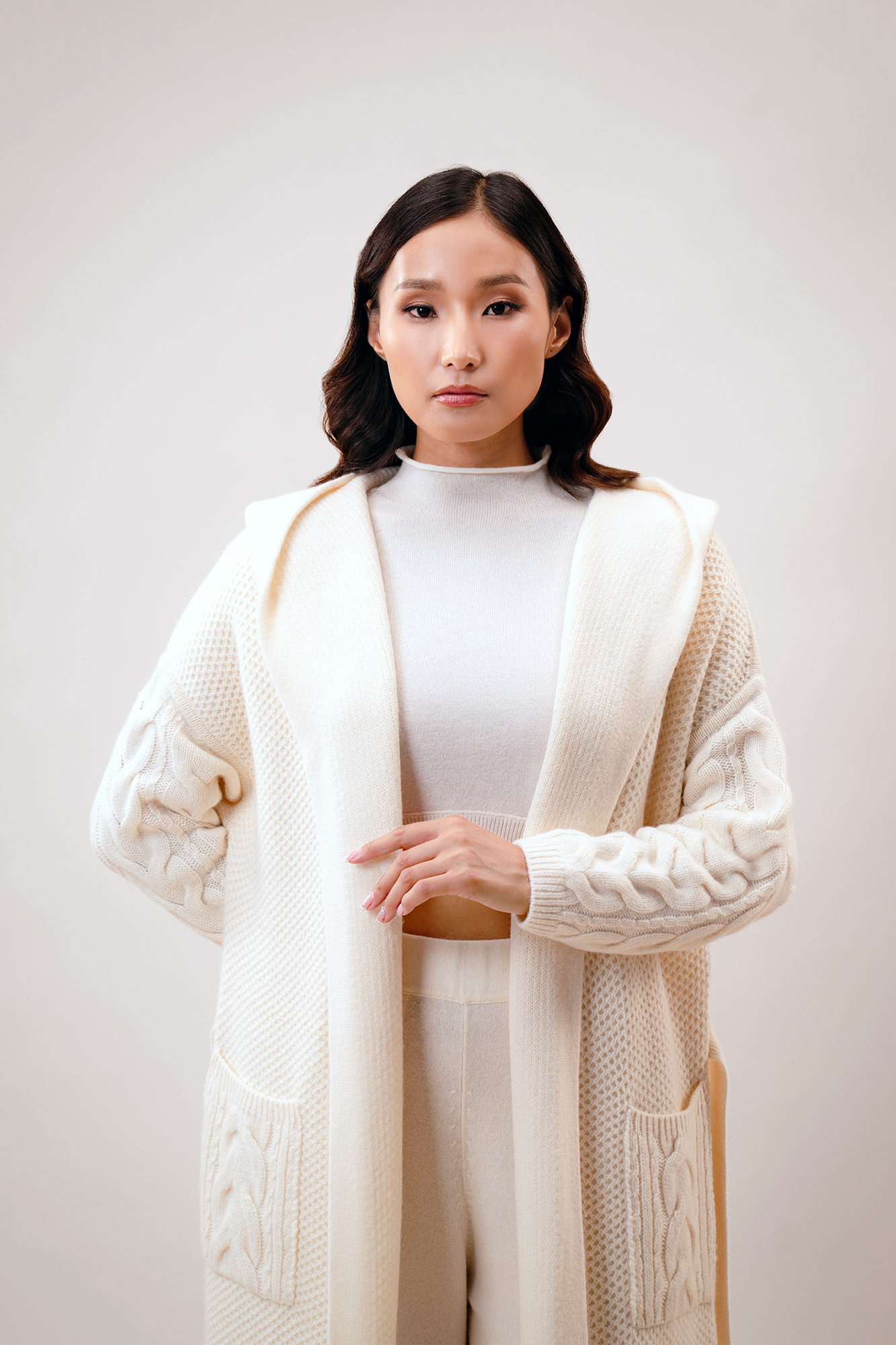 Сүлжмэл ноолууран пальто - Image 2