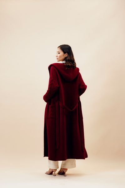 Сүлжмэл ноолууран пальто - Image 5