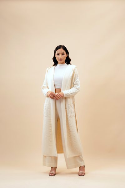 Сүлжмэл ноолууран пальто - Image 1